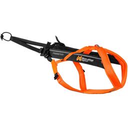 Non-stop Dogwear Freemotion 5.0 Löpsele För Hund i Svart & Orange